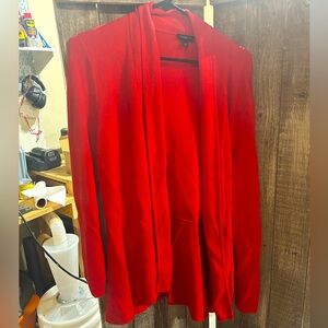 Talbots Red Cardigan (size Large)
